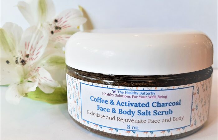 Coffee and Activated Charcoal Salt Scrub